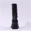 Wonders Toronto Stretch Wedge Boot - Black Leather